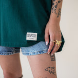 ORGANIC T-SHIRT - FOREST GREEN