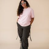 ORGANIC T-SHIRT - BABY PINK