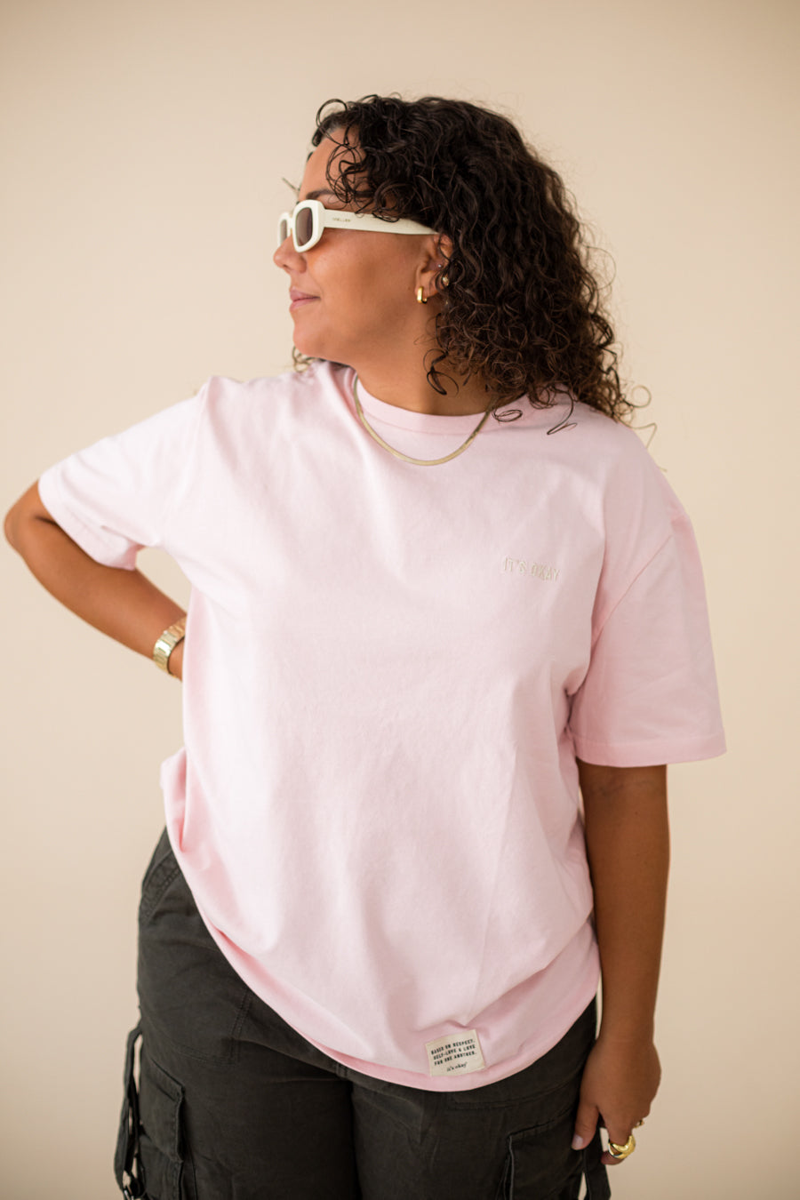 ORGANIC T-SHIRT - BABY PINK