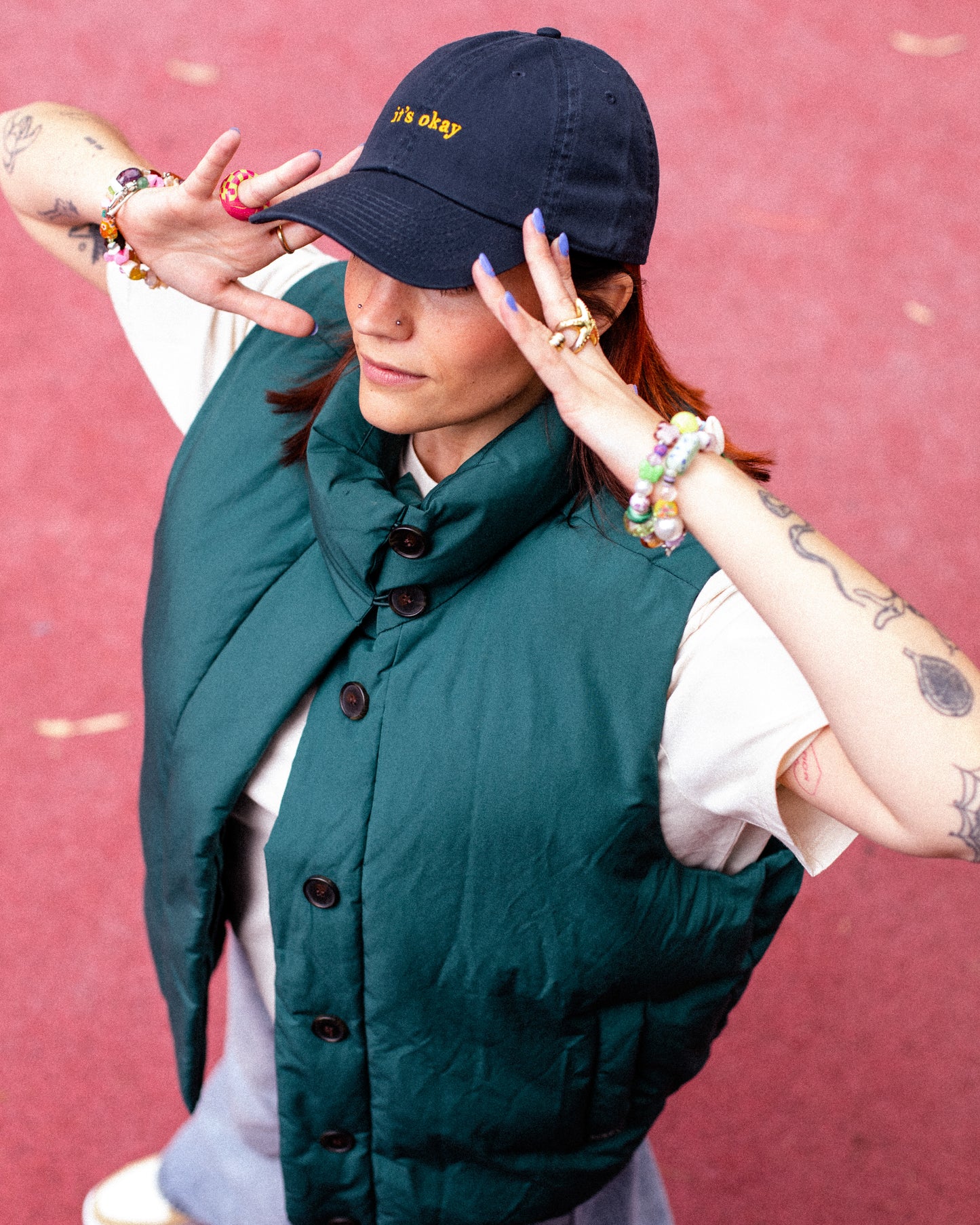 NAVY ORGANIC CAP