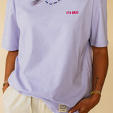 ORGANIC T-SHIRT - LILAC MESS