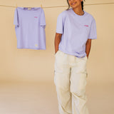 ORGANIC T-SHIRT - LILAC MESS