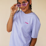 ORGANIC T-SHIRT - LILAC MESS