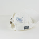 WHITE ORGANIC CAP