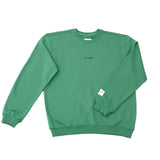 Organic crewneck made in Portugal, exclusive design. Exterior label: based on respect, self-love & love for one another. Pt: camisola em algodão orgânico produzida em portugal com design exclusivo, etiqueta exterior. 2xl to 3xl