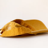 Sunflower cap, yellow cap made with 100% cotton, embroidered. it's okay to be exactly who you are. From Portugal with love. Boné de pala amarelo de algodão bordado em Portugal.